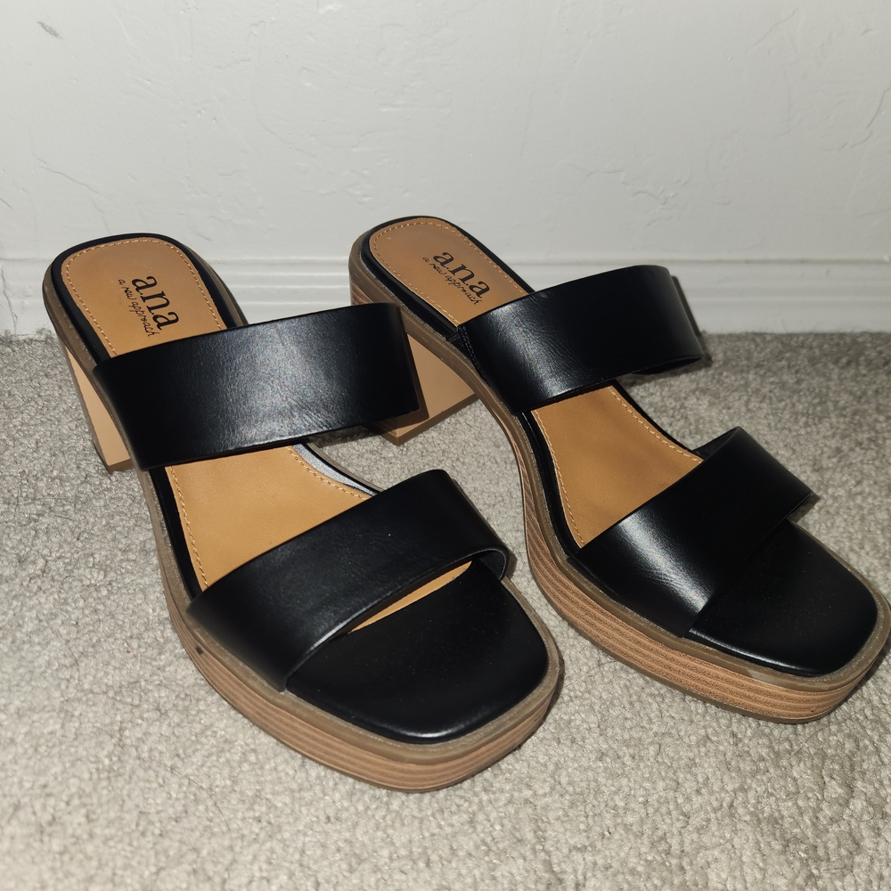 a.n.a Black Women's Sandals